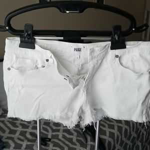 Paige Denim Cut Off Short